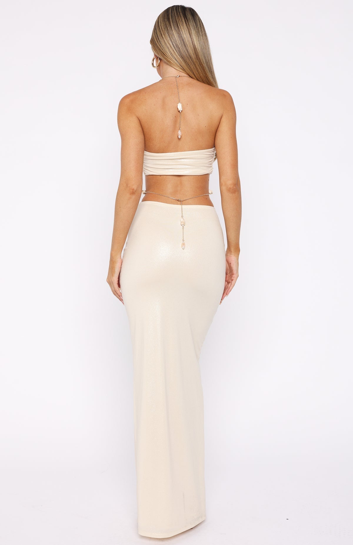 Electric Memories Maxi Dress Pearl